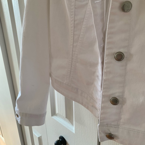 Tribal jeans white Denim Jacket - Picture 3 of 4